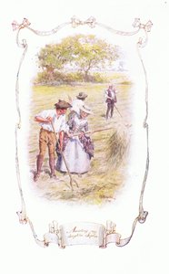 Aider ma fille Sophia, de The Vicar of Wakefield publié par J M Dent & Son Ltd, années 1920 - Charles Edmund Brock